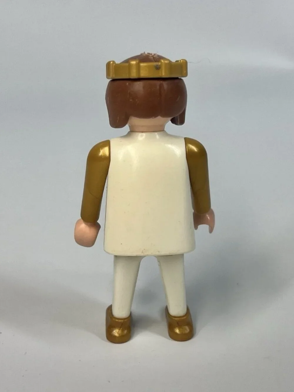 Playmobil Figure Man Fairytale Castle Prince Gold Light Blue Uniform